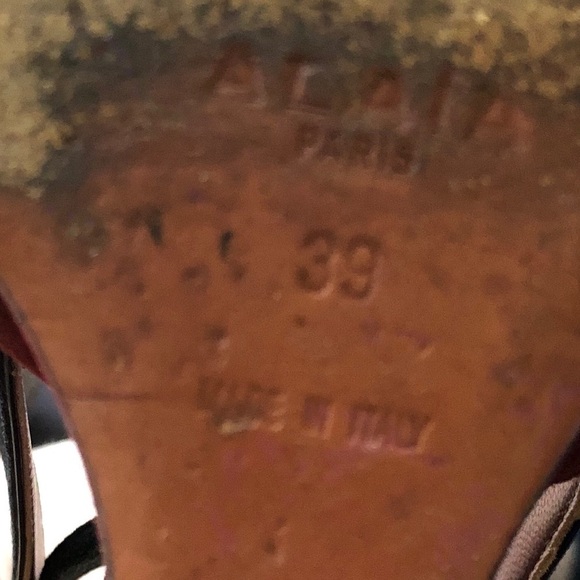 Alaia Multi-tonal Suede Ankle Strap Wedge IT 9 - Picture 6 of 6